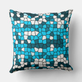 モザイク抽象芸術パターン クッション (裏面)