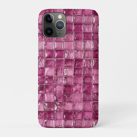 モザイク柄のピンクのギフト:日常に彩りを Case-Mate iPhoneケース (裏)