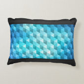 モザイク模様から成っている抽象的な背景 アクセントクッション (裏面)