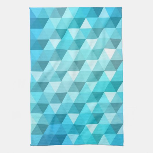 モザイク模様から成っている抽象的な背景 キッチンタオル (縦)