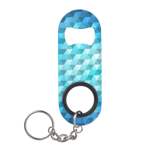 モザイク模様から成っている抽象的な背景 キーホルダー栓抜き (正面)