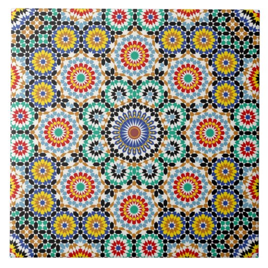 モザイク模様 タイル (正面)