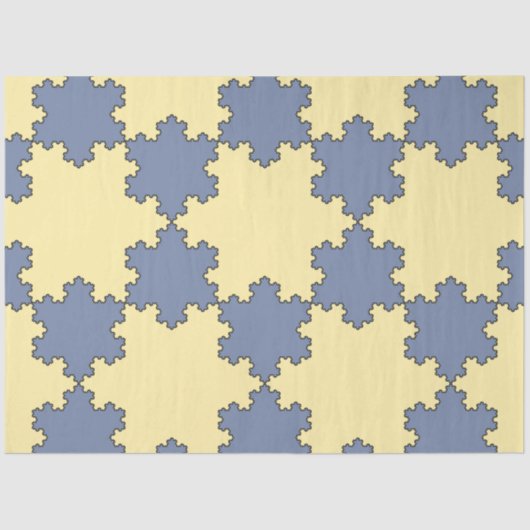 モザイク模様(フラクタルパターン) 薄葉紙 (正面)