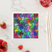 モザイク模様 – 色付き スタンダードカクテルナプキン (インサイチュ)