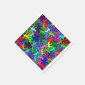 モザイク模様 – 色付き スタンダードカクテルナプキン (角)