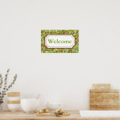 モザイク歓迎の看板ポスター ポスター (キッチン)