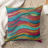 モザイク潮 クッション (ブランケット)