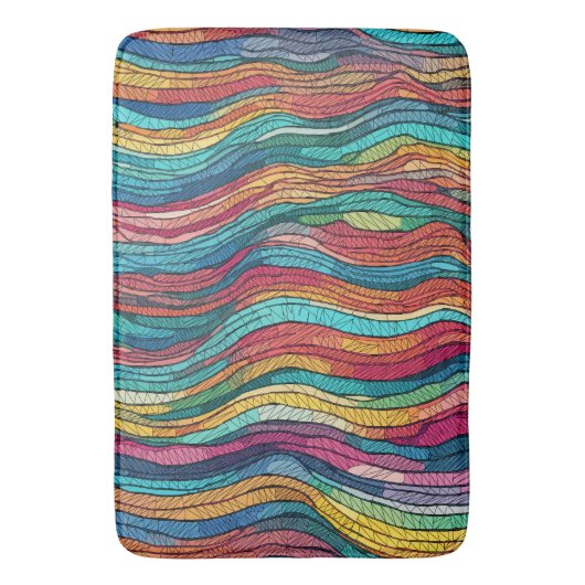 モザイク潮 バスマット (正面縦)