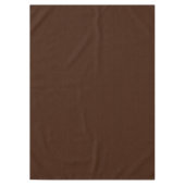 モザイク無地のダークブラウンのテクスチャパターン テーブルクロス (正面)