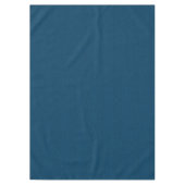 モザイク無地のブルーのテクスチャパターン テーブルクロス (正面)