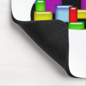 モザイク犬 マウスパッド (コーナー)