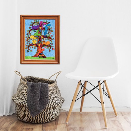 モザイク猫の木 ポスター