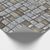 モザイク石包み紙 ラッピングペーパー (角)