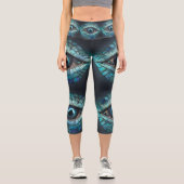 モザイク竜の目5 カプリレギンス (正面)