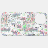 モザイク紙、ソフトから不透明な色と霧雨 Case-Mate iPhoneケース (裏面 (横))