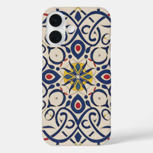モザイク素晴らし、マンダラパターン iPhone 16ケース