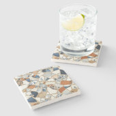 モザイク素朴ク ストーンコースター (横)