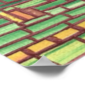 モザイク絵を描ズ・オブ・エッフェル・タワーポスター ポスター (角)