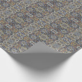 モザイク美しいフラクタル ラッピングペーパー (角)