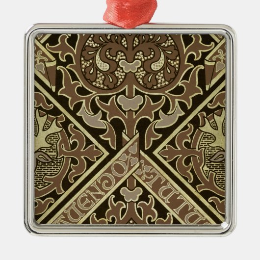 モザイク聖職の壁紙のデザイン メタルオーナメント (正面)