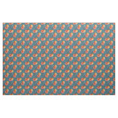 モザイク背景に咲くバラの花のパターン ファブリック (ファットクウォーター)