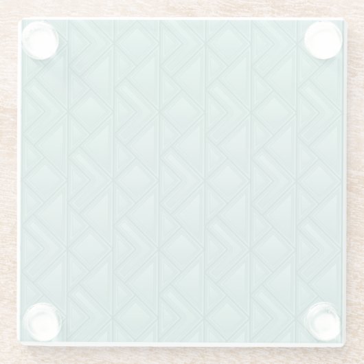 モザイク背景 ガラスコースター (裏面)