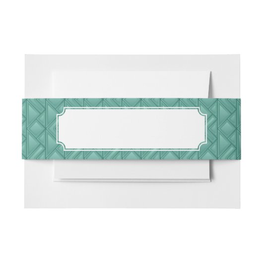 モザイク背景 招待状ベリーバンド (正面例)