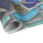 モザイク色ガラス石器美術の包装紙 ラッピングペーパー (ロールコーナー)