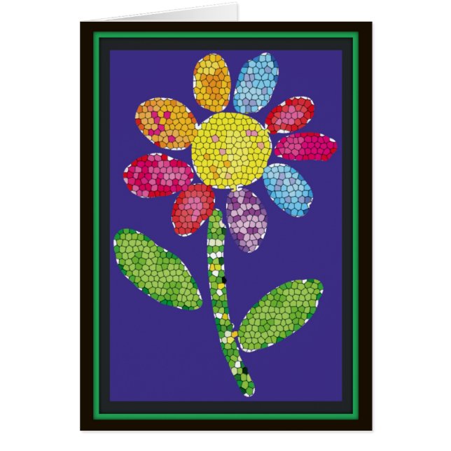 モザイク花 (正面)