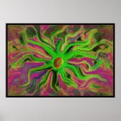 モザイク花 ポスター (正面)