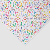 モザイク華美カラフルマンダラパターン 薄葉紙 (詳細)