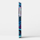 モザイク華美:レリーフ、 浮き彫り波テクスチャ。 Case-Mate iPhoneケース (裏面 / 左)