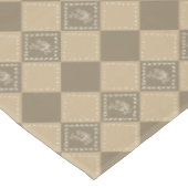 モザイク落書き花模様 テーブルクロス (アングル)