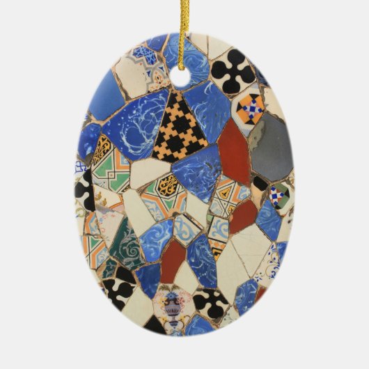 モザイク装飾 セラミックオーナメント (正面)