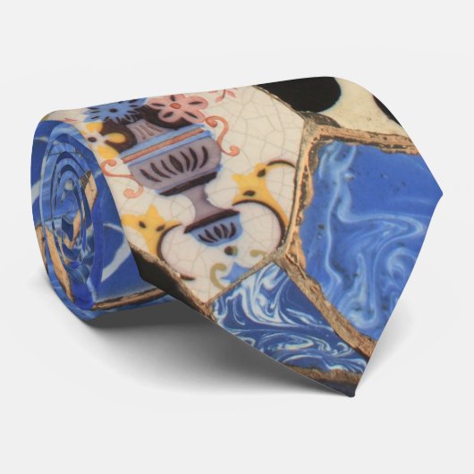 モザイク装飾 ネクタイ (ロール)