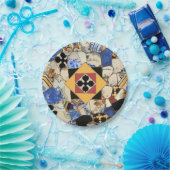 モザイク装飾 ペーパープレート (パーティー)