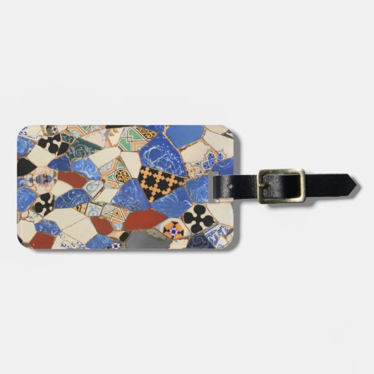 モザイク装飾 ラゲッジタグ (正面横)