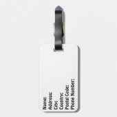 モザイク装飾 ラゲッジタグ (裏面縦)