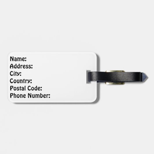 モザイク装飾 ラゲッジタグ (裏面横)