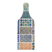 モザイク違うパターン カッティングボード (正面)