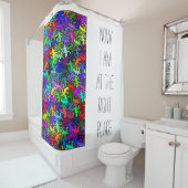 モザイク鏡ゲッコス数々のパターン – 色 シャワーカーテン (インサイチュ)