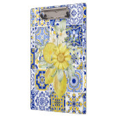 モザイク開花(青と黄) クリップボード (左)