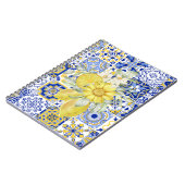 モザイク開花（青と黄） ノートブック (左側)