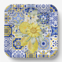 モザイク開花（青と黄）