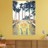 モザイク階段 キャンバスプリント (インサイチュ (リビング))