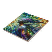 モザイク離れメイドに直面 タイル (側面)