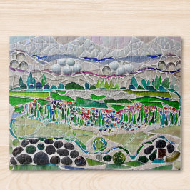 モザイク風景 ジグソーパズル