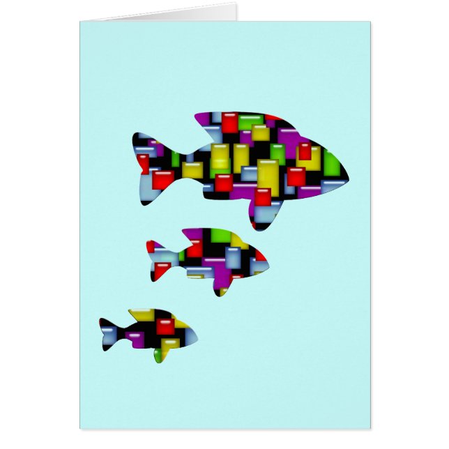 モザイク魚 (正面)