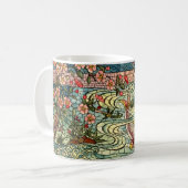 モザイク魚 コーヒーマグカップ (正面左)