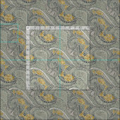 モザイク魚 ファブリック (タイル)